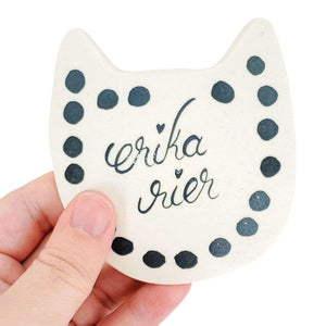 Ring Dish - Wide Eyed Little Tiger (Pink) by Erika Rier