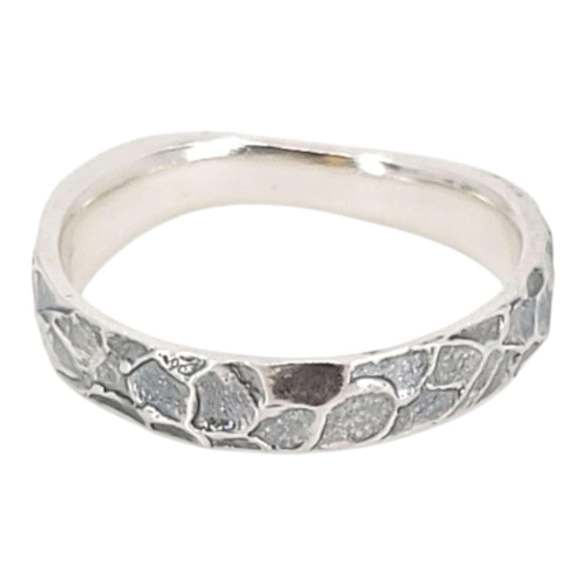 Ring - Size 7 - Heavily Textured Ribbon (Sterling Silver) by Taviametal