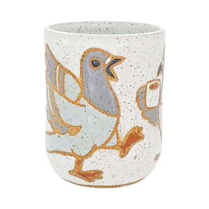 Cup - 8oz Tumbler (Pigeons) by Annie’s Potteries