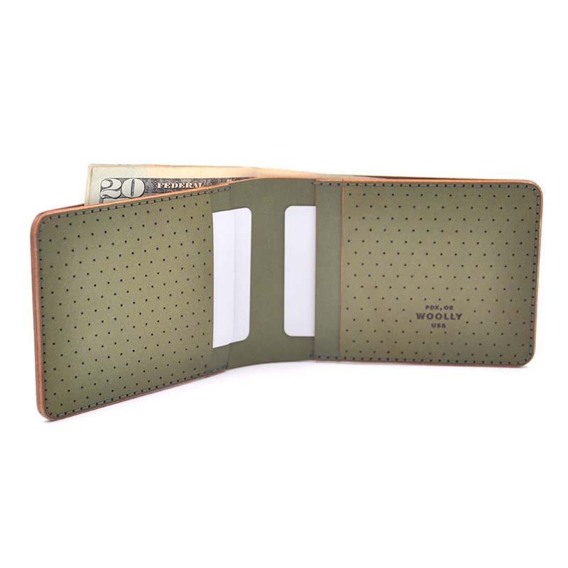 Wallet – Landscape in Mixed Finish Leather (Assorted Colors) by Woolly Made