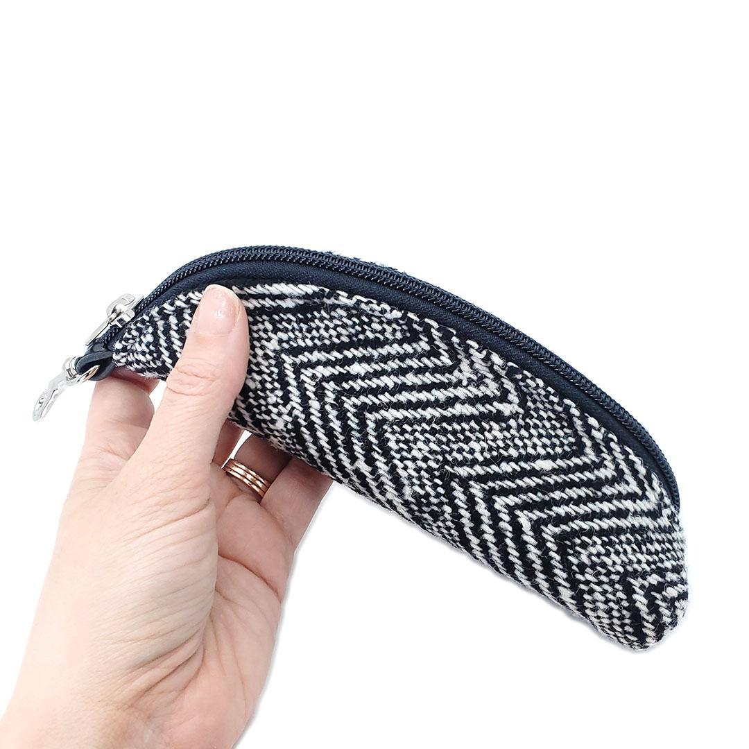 Accessory - Crosswind Chevron - Clip On Padded Eyeglass Case by Crystalyn Kae