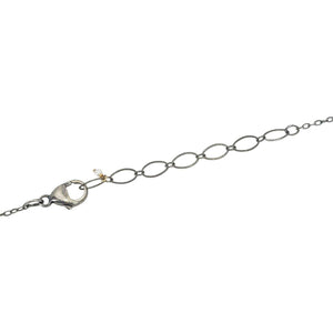 Necklace - Spaced Lilypad Arc (Pearl) by Calliope Jewelry