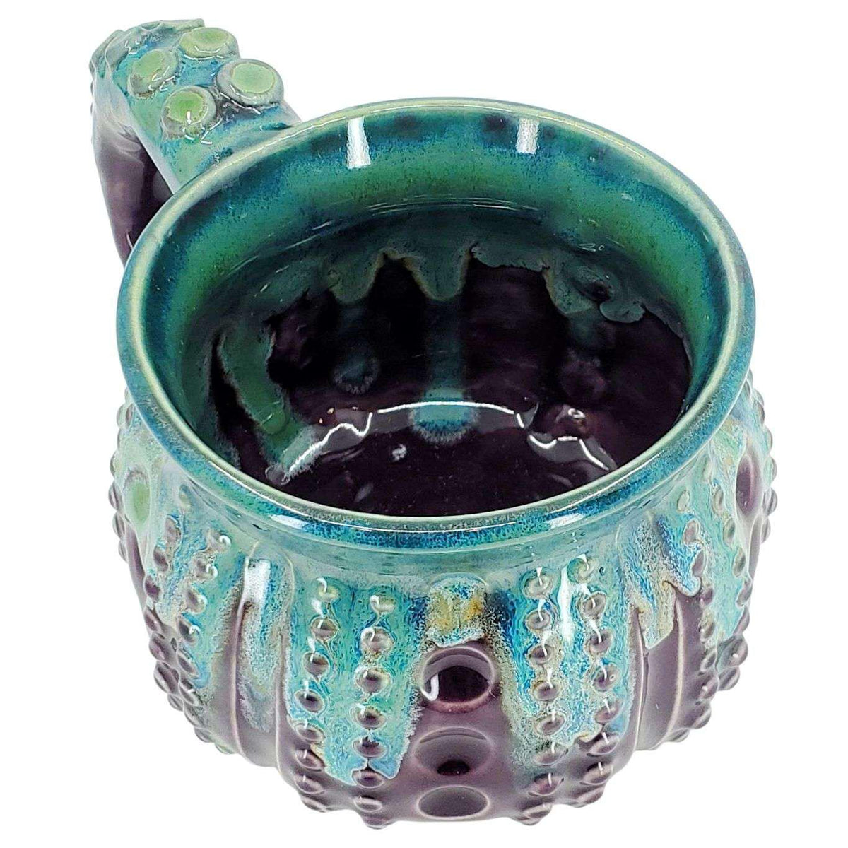 Mug - Octopus (Purple and Turquoise) by Beach Baby Ceramics