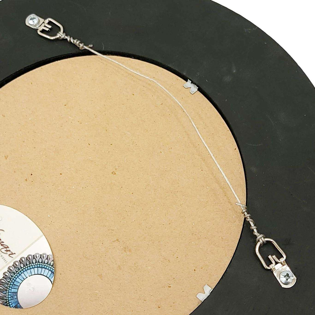 Mosaic Mirror - 13in Round (Red) by Zetamari Mosaic Artworks