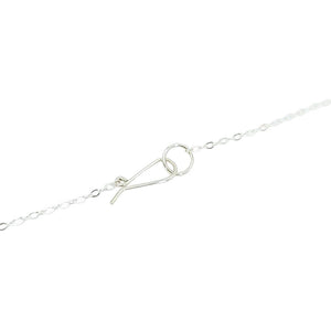 Necklace - Glitter Moons Crescent Painted by Fernworks