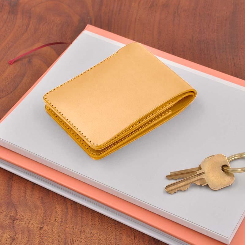 Wallet – Landscape in Mixed Finish Leather (Assorted Colors) by Woolly Made