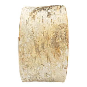 Lamp - Small Birch Circle (White Mushrooms) by Sage Studios