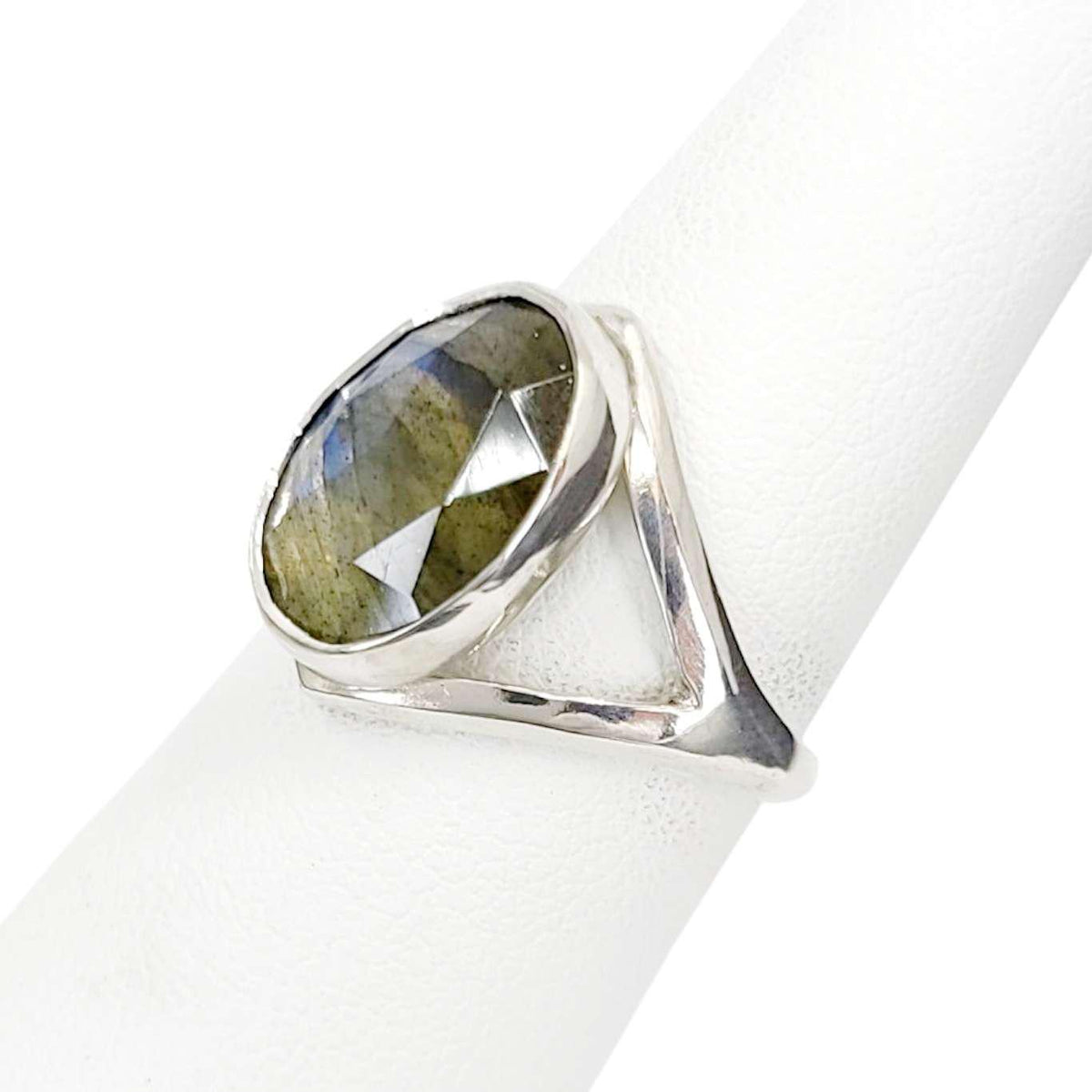 Ring - Size 7 - Cleo (Labradorite, Sterling Silver) by Corey Egan