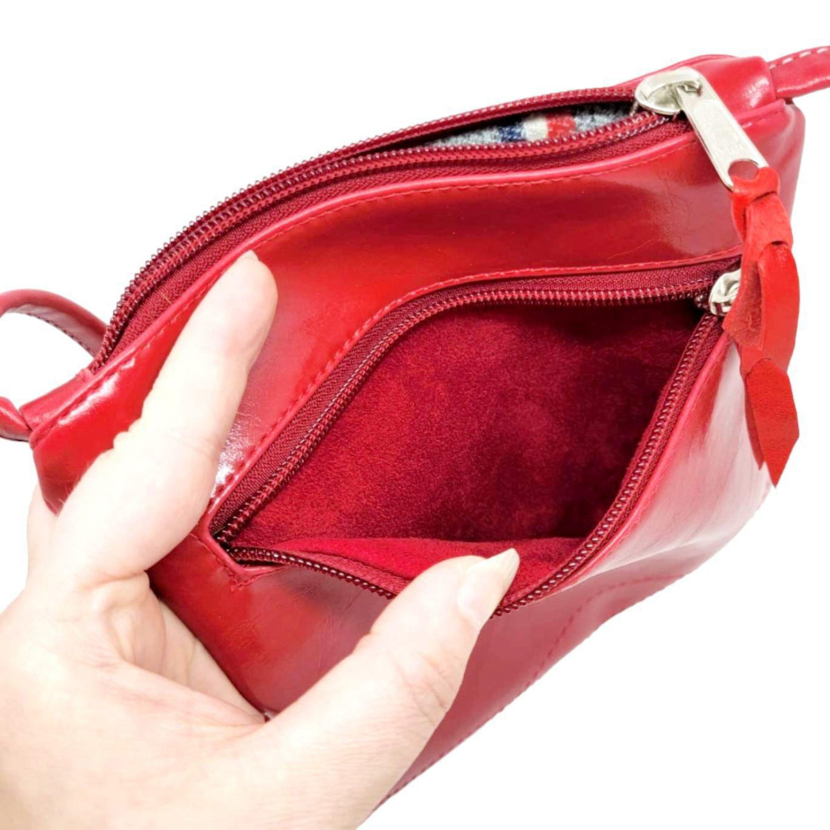 Bag - Cha Cha Tall Adjustable Small Cross Body (Red) by Crystalyn Kae