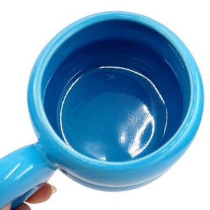 Mug - Blue Small Chubby Donut Mug by MUD WITCH