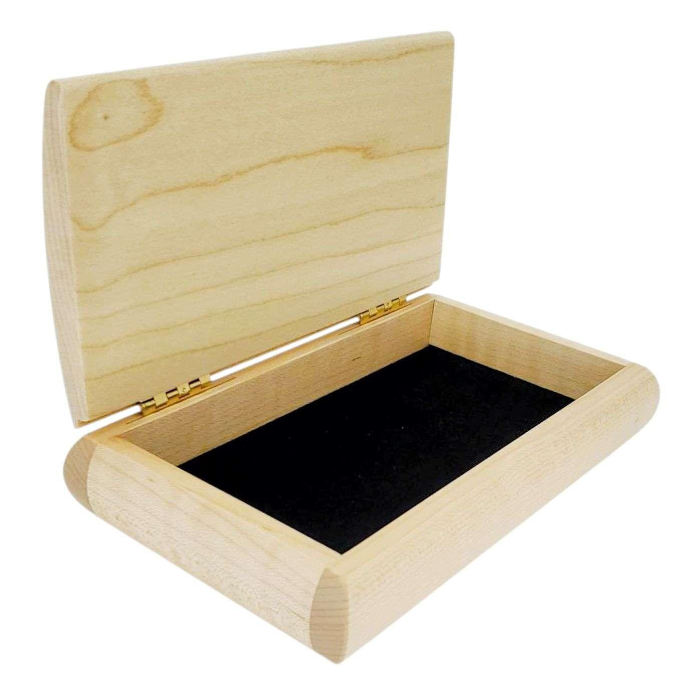 Jewelry Box - Mini - Possibility (Curly Maple) by Mikutowski Woodworking