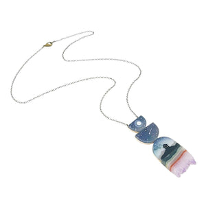 Necklace - Starry Home Crystal (Gunmetal) by Fernworks