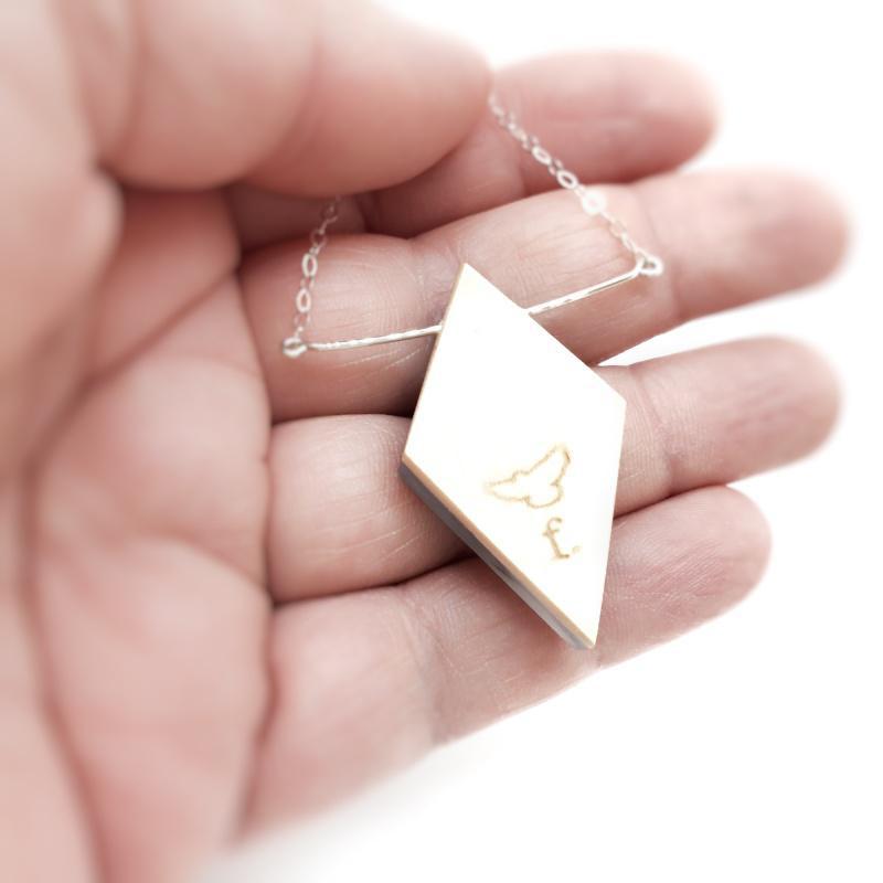 Necklace - Owl Painted by Fernworks