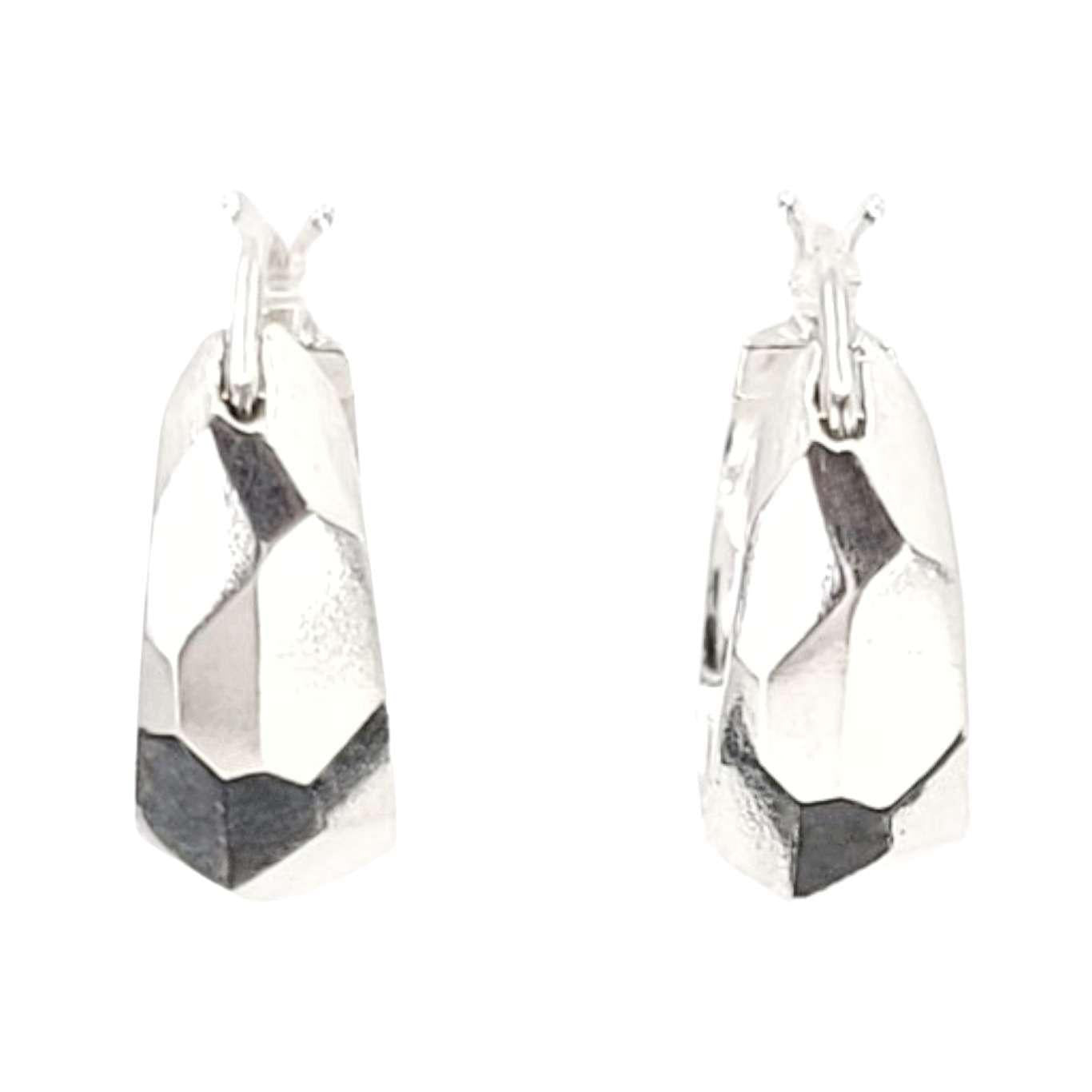 Earrings - Fragment Huggie Hoops (Sterling Silver) by Corey Egan