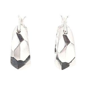 Earrings - Fragment Huggie Hoops (Sterling Silver) by Corey Egan