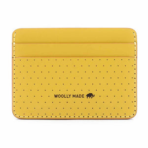 Wallet – Half-Size Perforated Leather (Assorted Colors) by Woolly Made