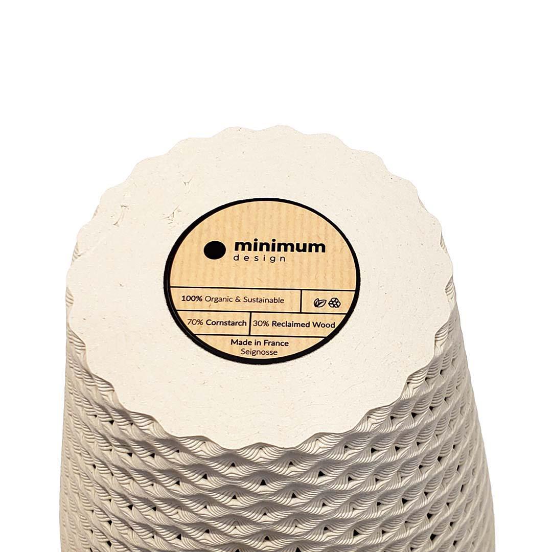 Vase - Large - Berlin in White by Minimum Design