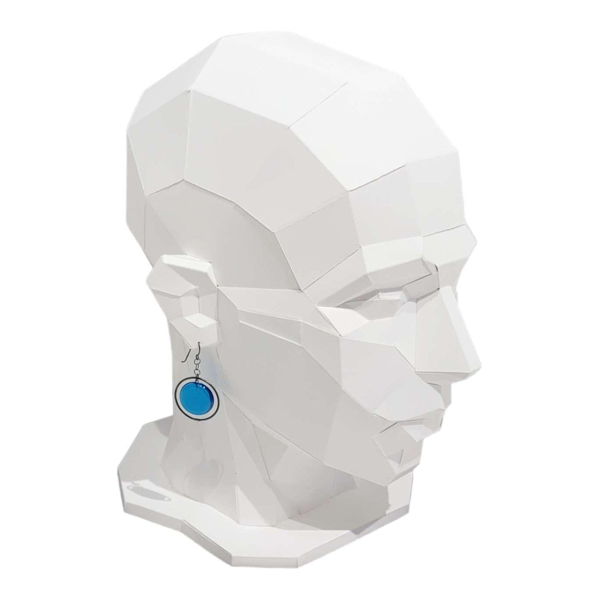 Earrings - Plato Elaine in Aqua by Krista Bermeo Studio