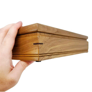 Jewelry Box - Medium - Sentinel (Walnut, Wenge) by Mikutowski Woodworking