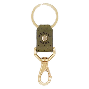 Keychain - Short Brass Swivel (Assorted Colors) by Woolly Made