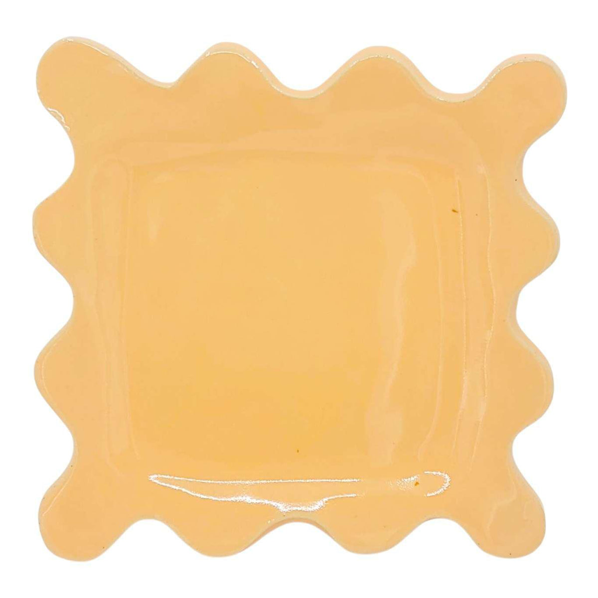 Dish - Square Squiggle Plate (Assorted Colors) by MUD WITCH