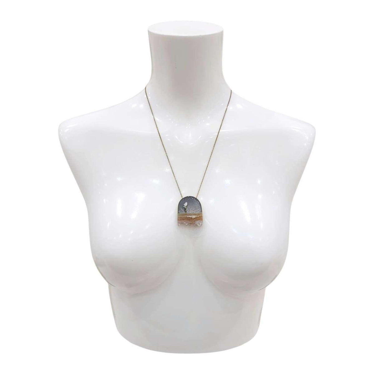 Necklace - Salt Crystal Seagull  (A or B) by Fernworks