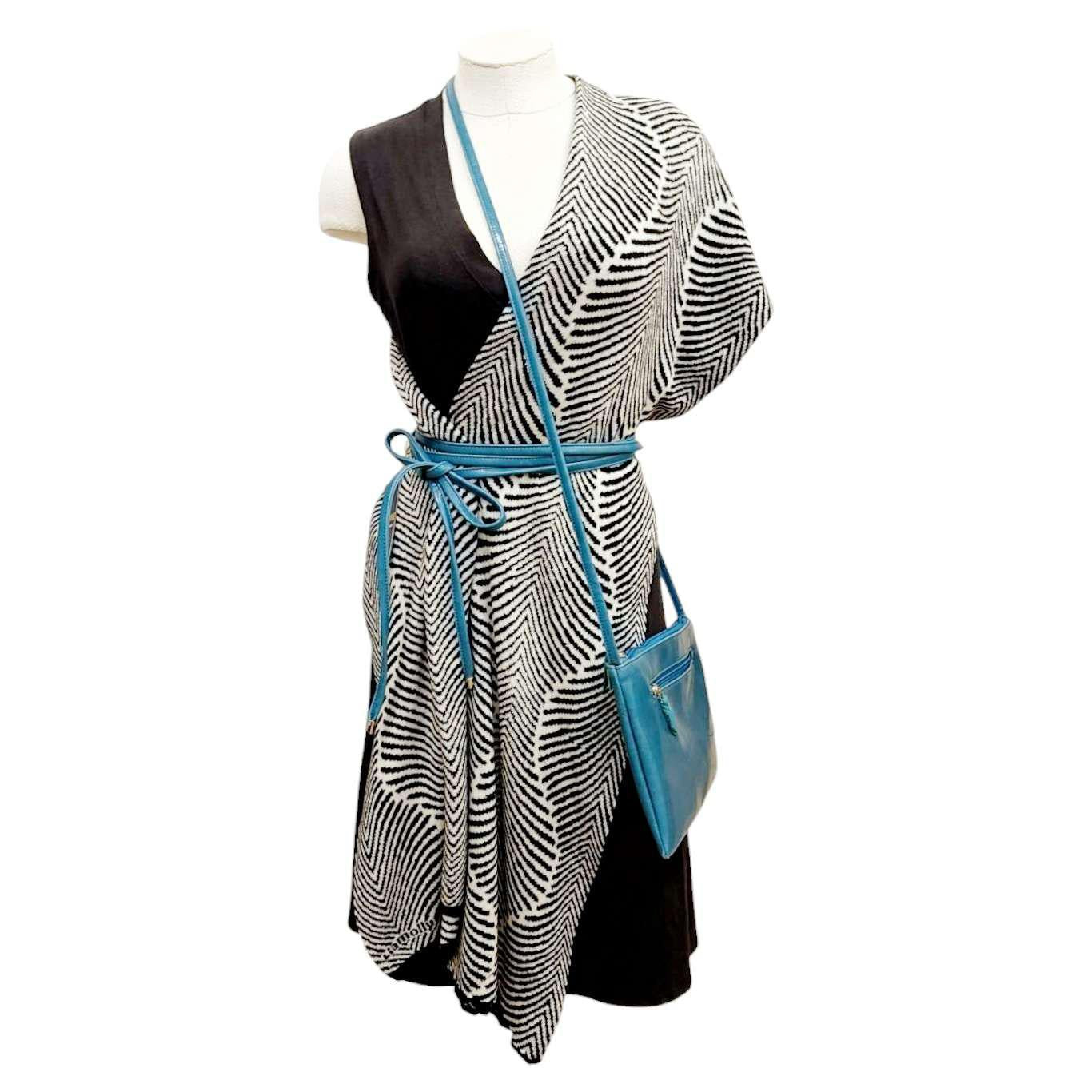 Belts - Skinny Wrap Belt Vegan Leather (Teal) by Crystalyn Kae