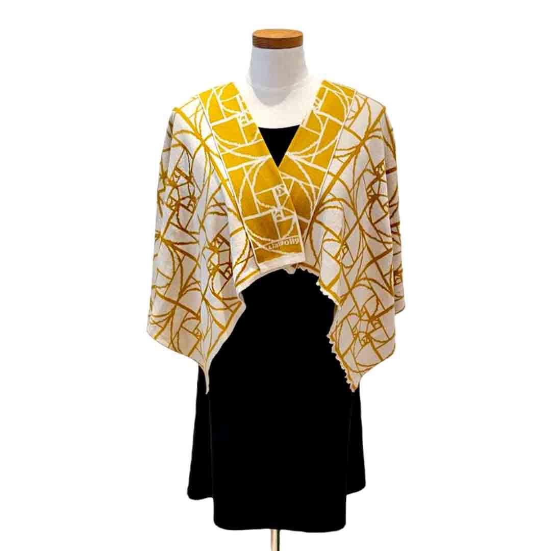 Wrap - Golden Ratio in Curry and Cream by Liamolly