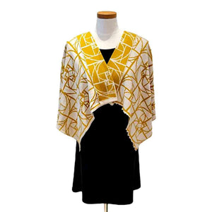 Wrap - Golden Ratio in Curry and Cream by Liamolly