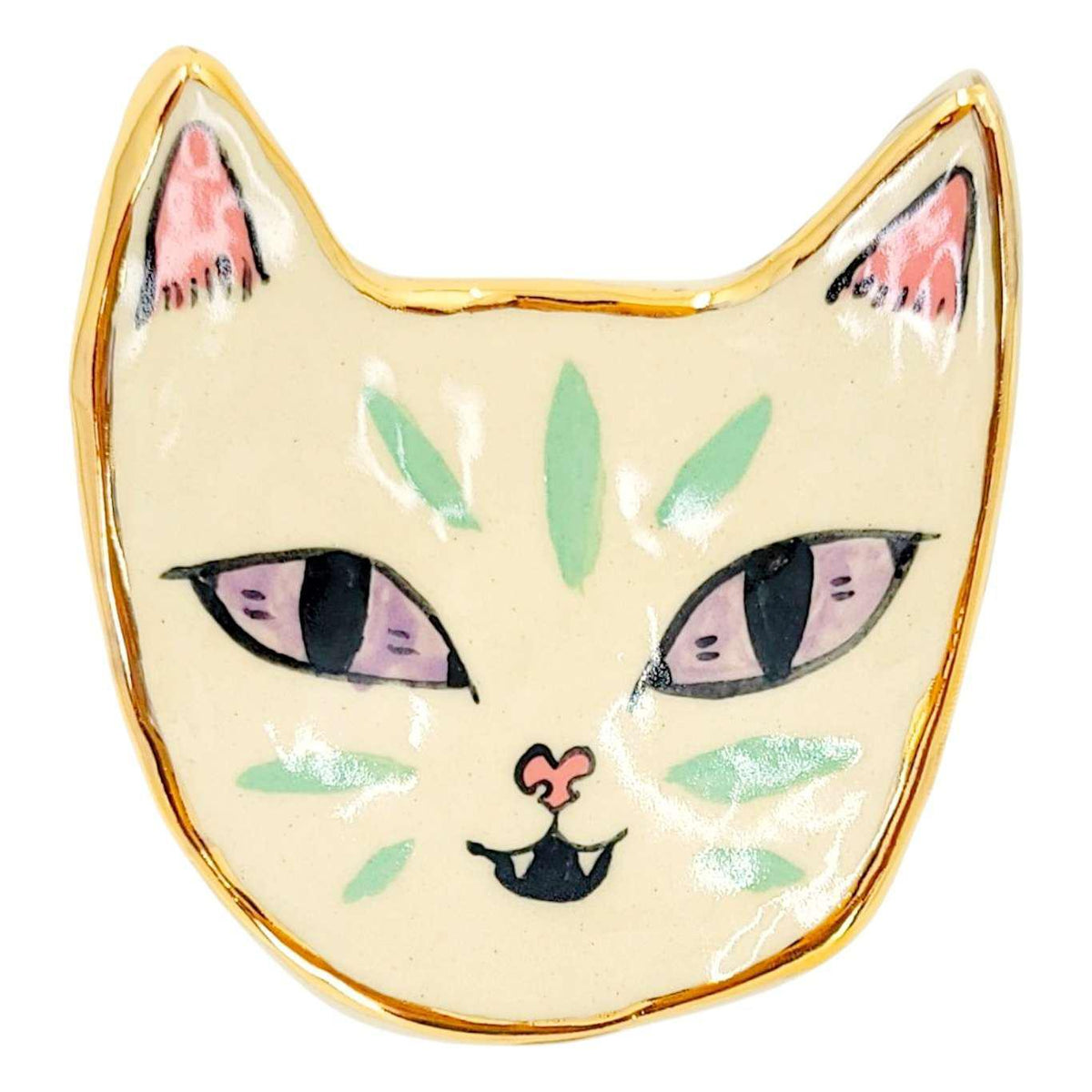 Ring Dish - Little Tiger (Green) by Erika Rier