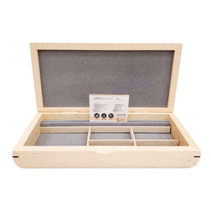 Jewelry Box - Large - Small Valet (Curly Maple, Wenge, Zebrawood) by Mikutowski Woodworking