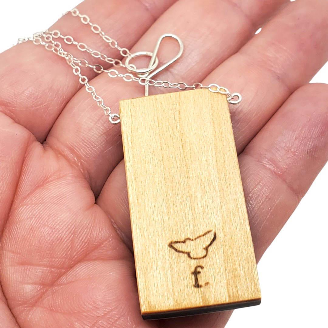 Necklace - Glitter Pines Painted by Fernworks