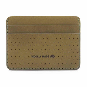 Wallet – Half-Size Perforated Leather (Assorted Colors) by Woolly Made