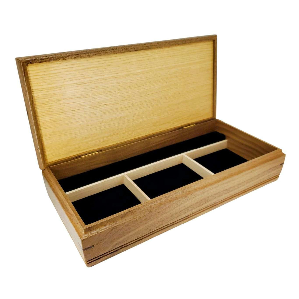 Jewelry Box - Medium - Sentinel (Walnut, Wenge) by Mikutowski Woodworking