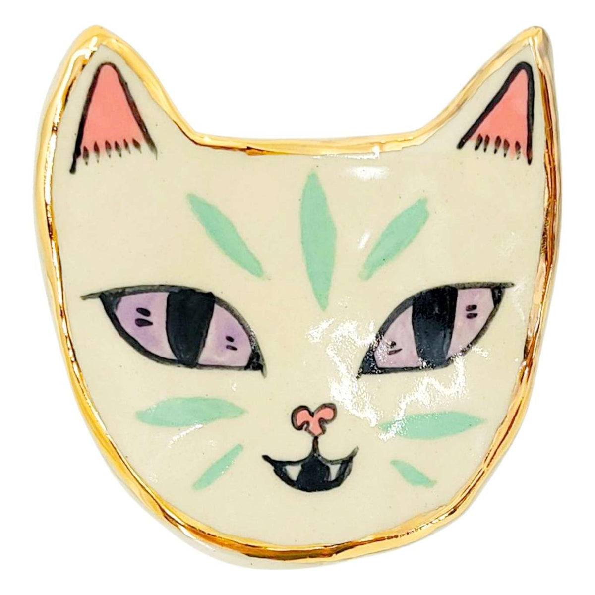 Ring Dish - Little Tiger (Green) by Erika Rier