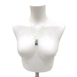 Necklace - Cherry Blossom Birds Tall by Fernworks