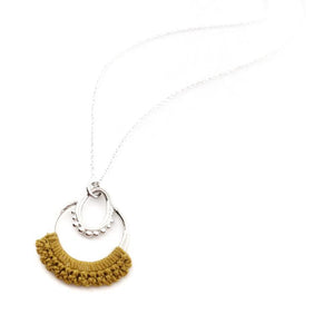 Necklaces - Small Maha Sterling (Mustard) by Twyla Dill