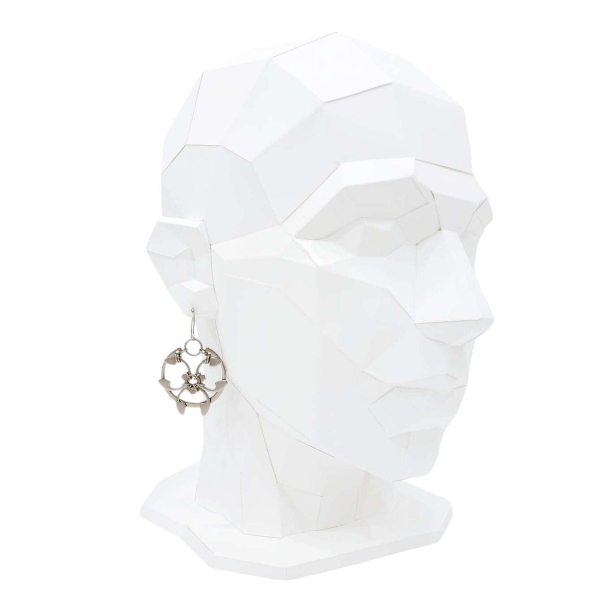 Earrings - Rose Window (Stainless Steel and Titanium) by Wraptillion