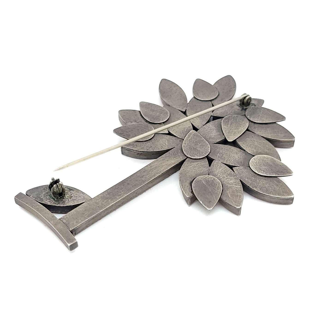 Brooch Pin - Autumn Perfect Tree in Hot Earth by Michele A. Friedman