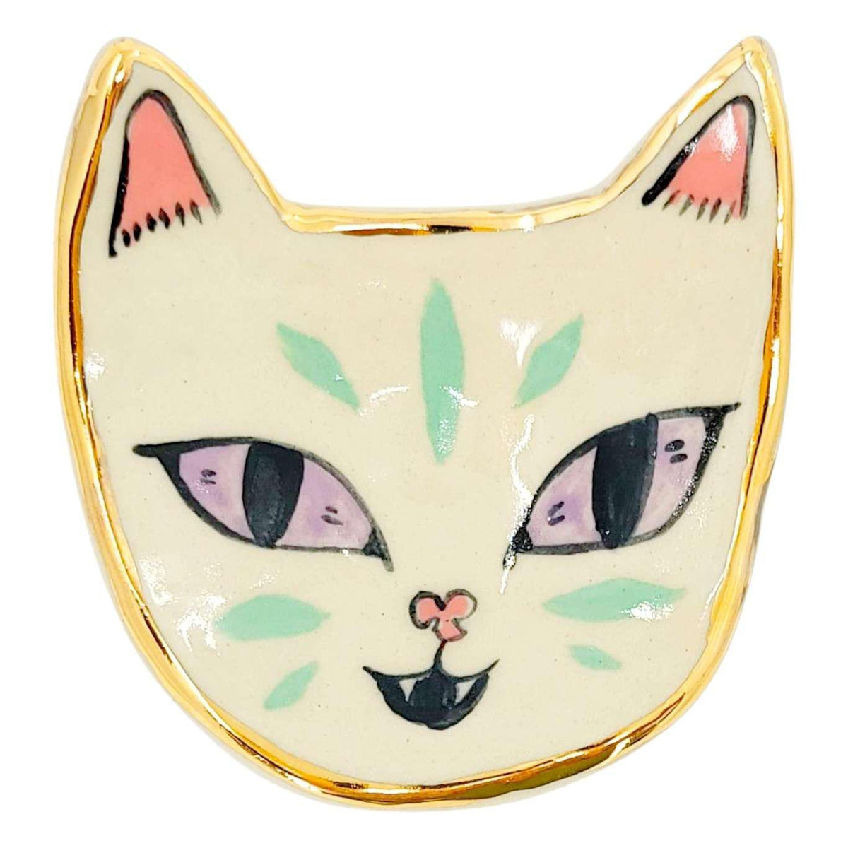 Ring Dish - Little Tiger (Green) by Erika Rier