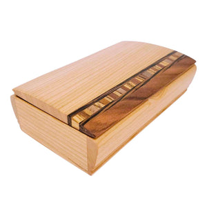 Jewelry Box - Small Treasure Box (Bolivian Rosewood, Cherry, Walnut, Wenge, Zebrawood) by Mikutowski Woodworking