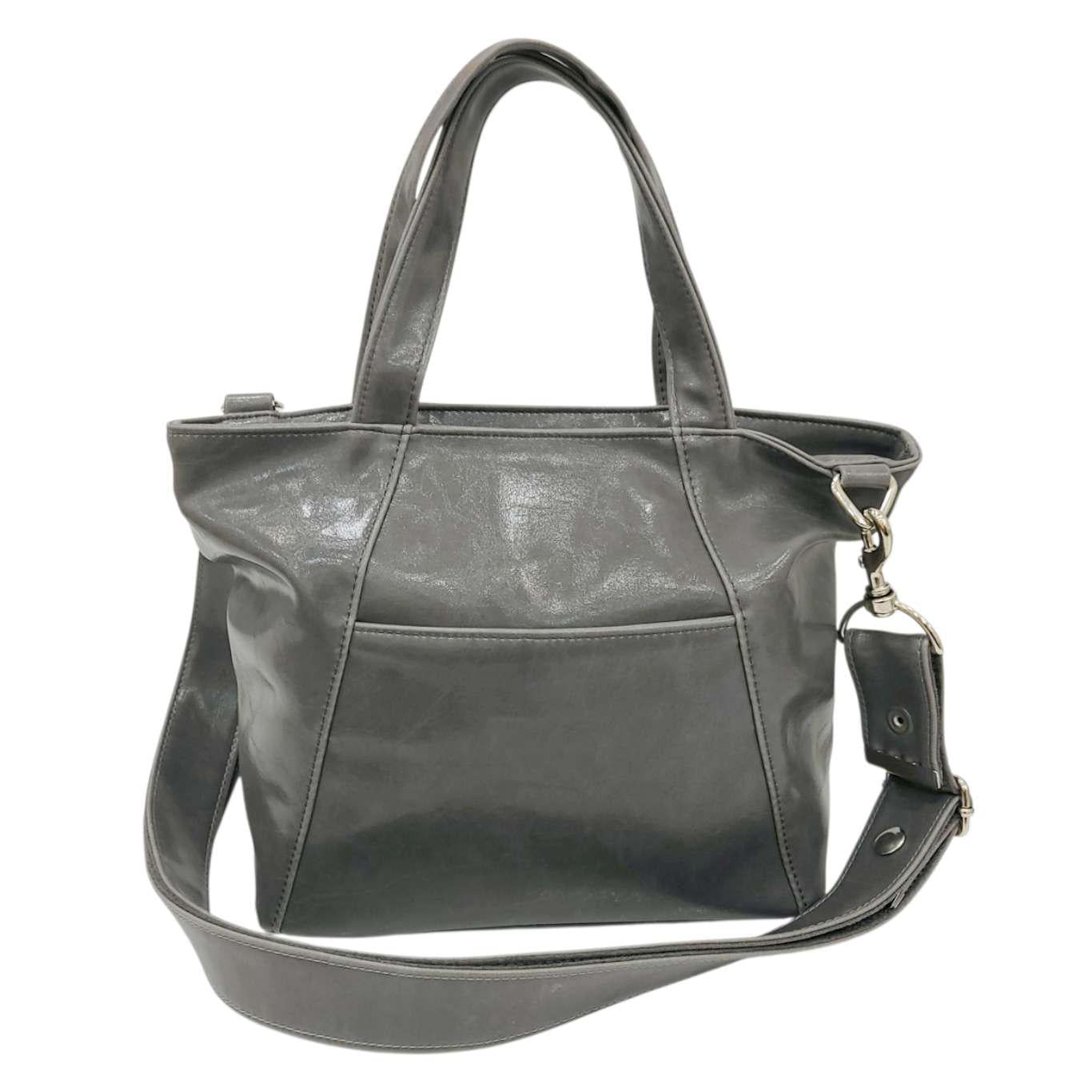 zBag - Mini Troubadour Adjustable Convertible Tote (Gray) by Crystalyn Kae