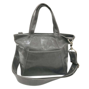 zBag - Mini Troubadour Adjustable Convertible Tote (Gray) by Crystalyn Kae