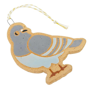 Ornament - Standing Left Pigeon by Annie’s Potteries