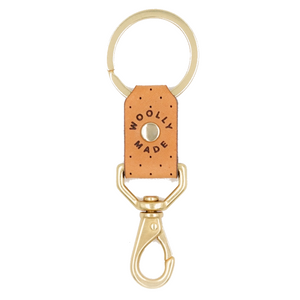 Keychain - Short Brass Swivel (Assorted Colors) by Woolly Made