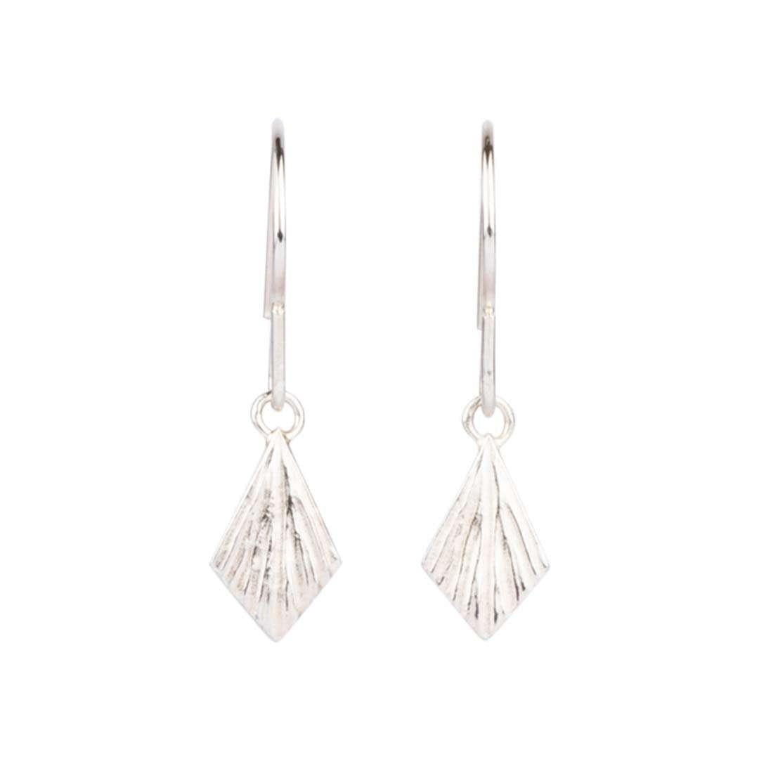 Earrings - Flame Drops (Sterling Silver) by Corey Egan