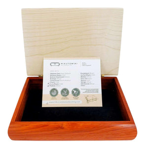 Jewelry Box - Small - Tranquility (Curly Maple, Padauk) by Mikutowski Woodworking