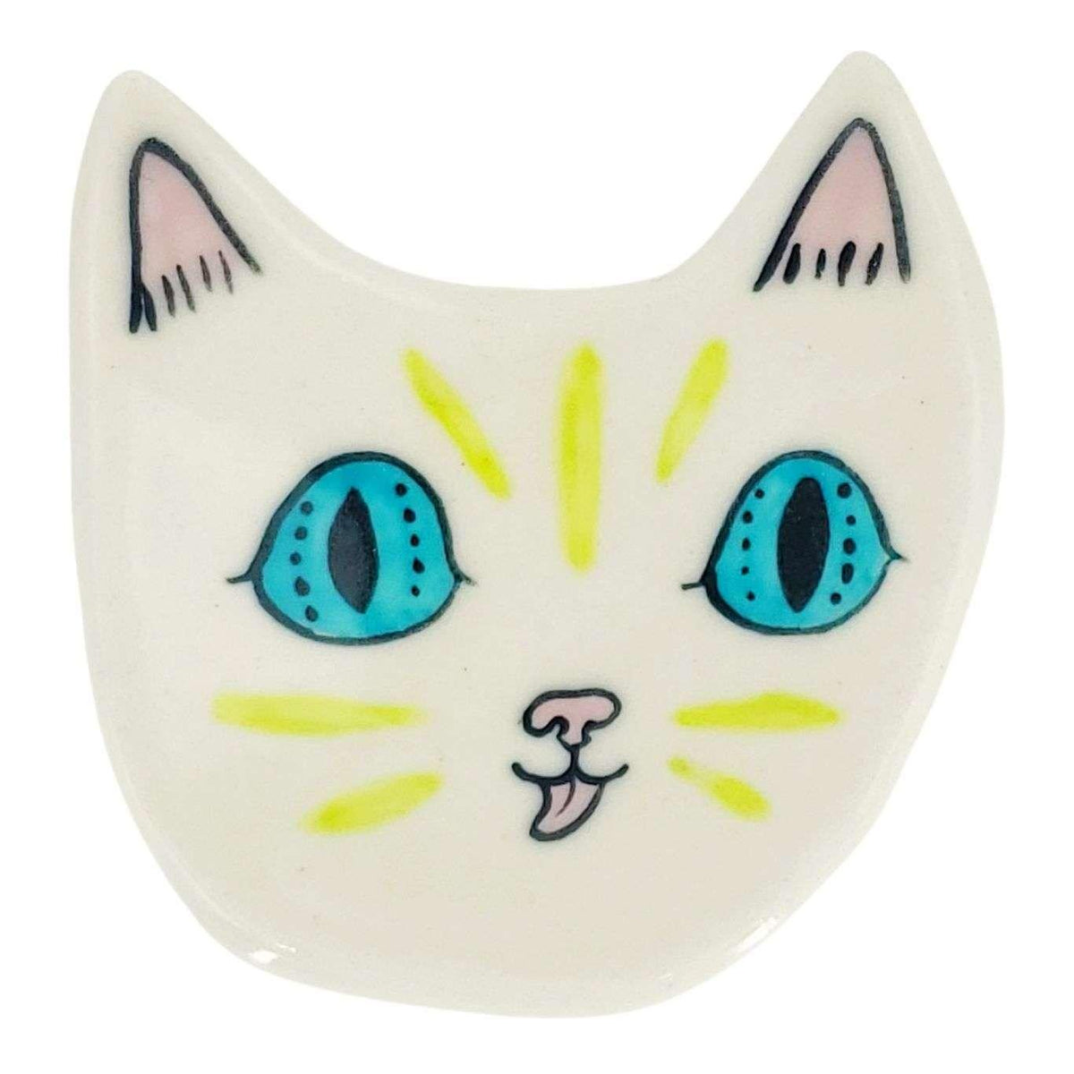 Ring Dish - Wide Eyed Little Tiger (Blue) by Erika Rier