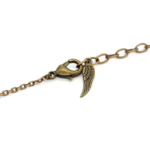 Necklace - Mini Circle in Seafoam by Dandy Jewelry