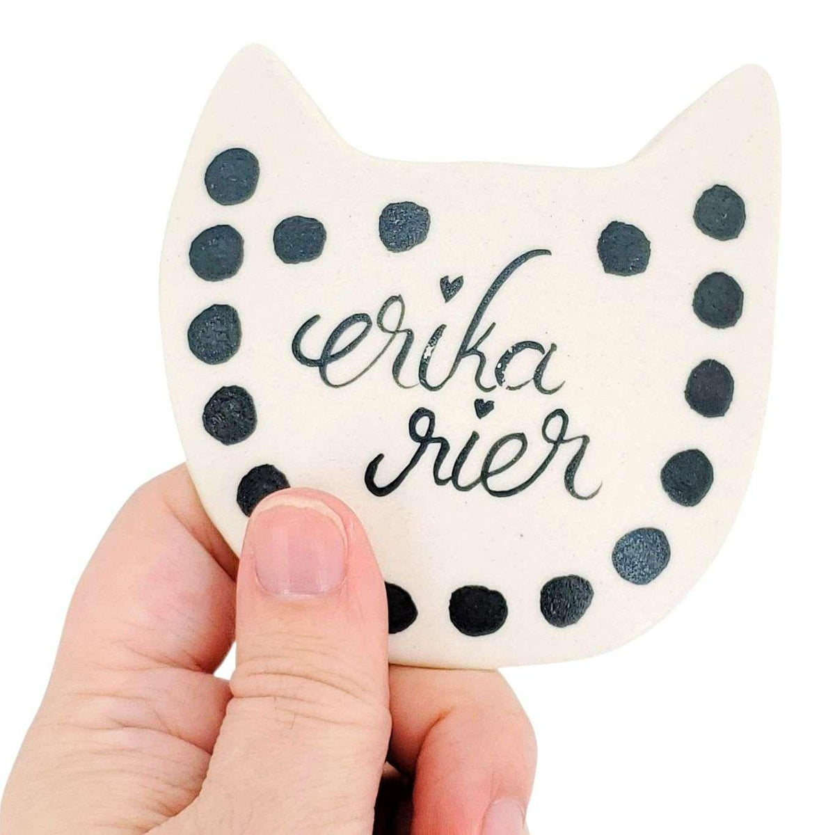Ring Dish - Wide Eyed Little Tiger (Blue) by Erika Rier